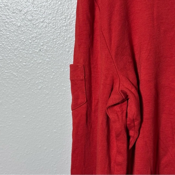 Lauren Ralph Lauren Women Red Long Sleeve T-Shirt size Small. - Picture 5 of 7